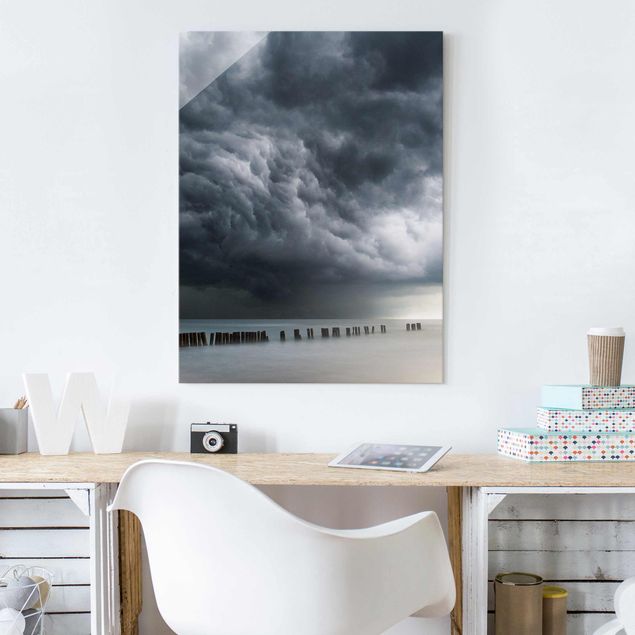 Landscape wall art Storm Clouds Over The Baltic Sea