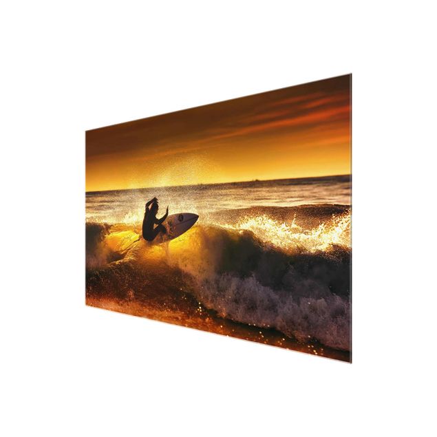 Glass prints beach Sun, Fun and Surf