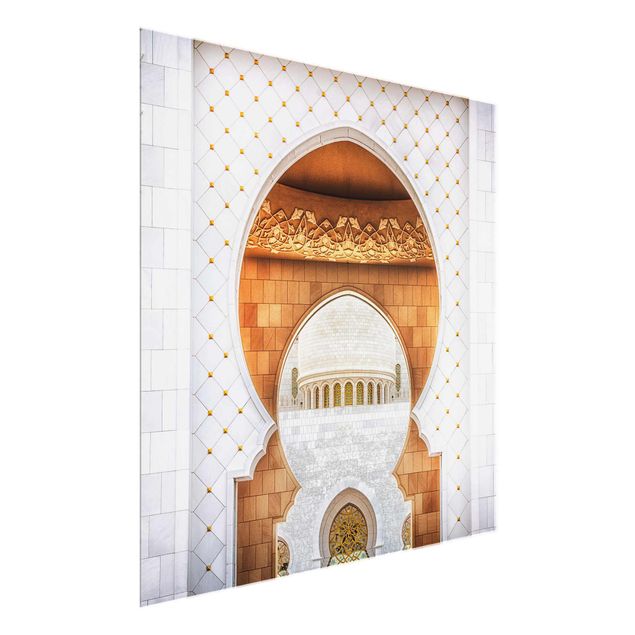 Glass prints spiritual Gate To The Mosque