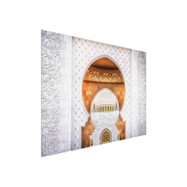 Glass prints spiritual Gate To The Mosque
