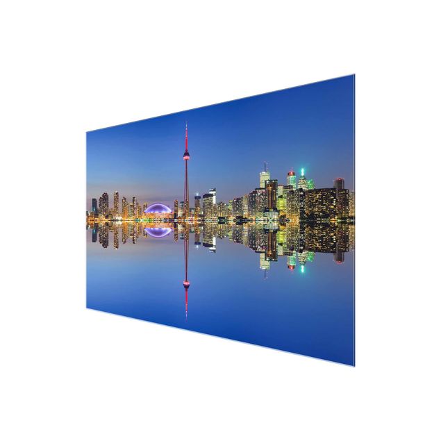 Prints Toronto City Skyline Before Lake Ontario