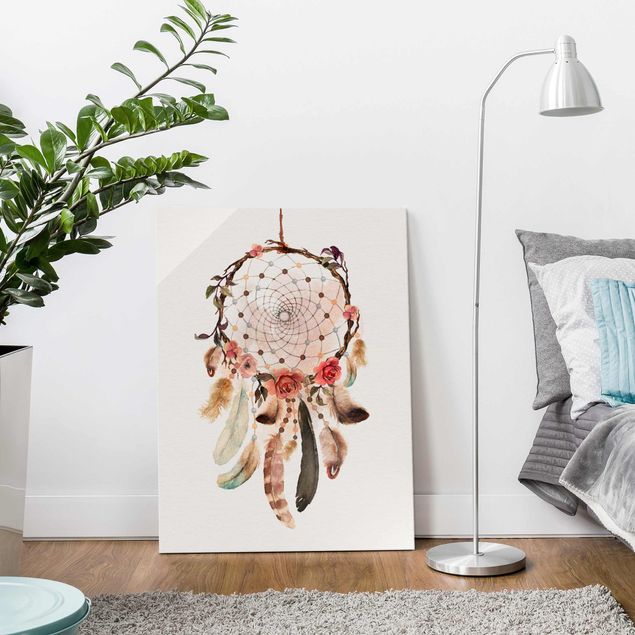 Prints modern Dream Catcher With Beads