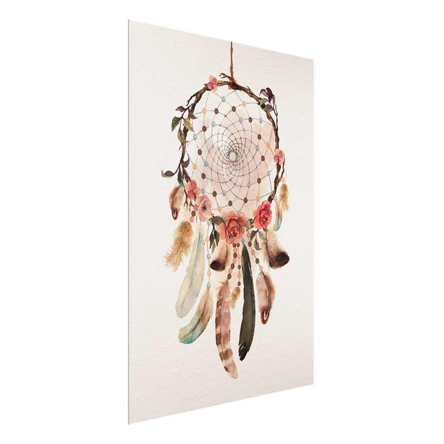 Feather poster Dream Catcher With Beads
