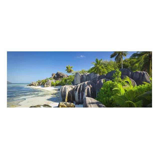 Sea prints Dream Beach Seychelles