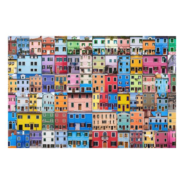 Prints multicoloured Venetian Homes