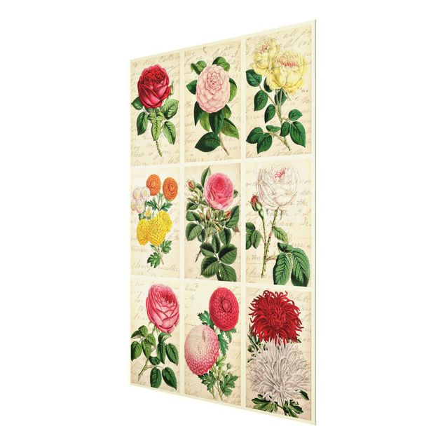 Prints Vintage Floral Collage