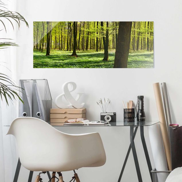 Prints trees Forest Meadow