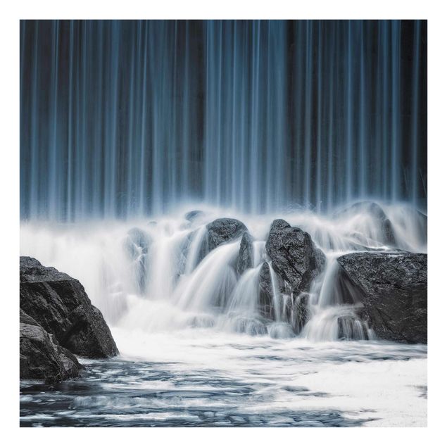 Modern art prints Waterfall In Finland