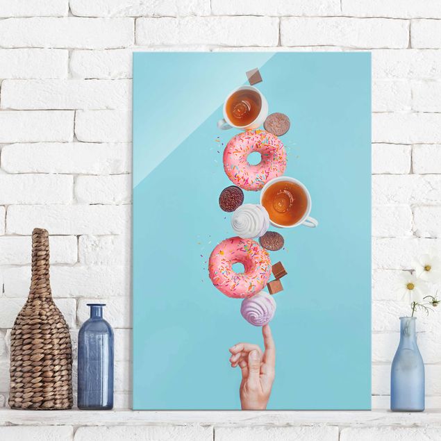 Modern art prints Weekend Donuts