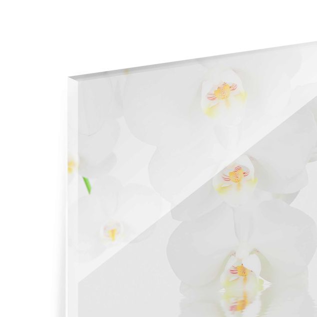 Glas Magnetboard Spa Orchid - White Orchid