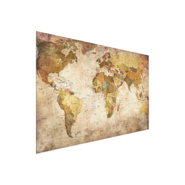 Architectural prints World map