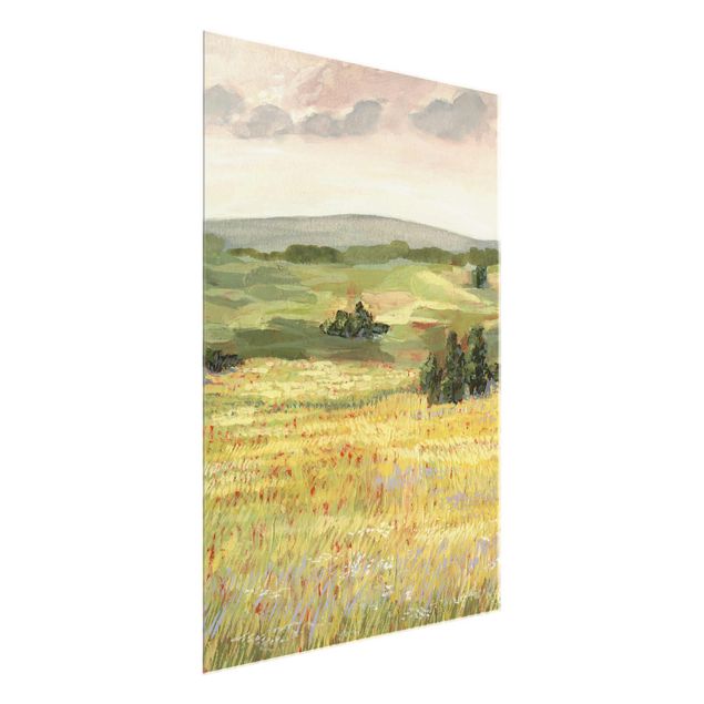 Abstract art prints Meadow In The Morning I