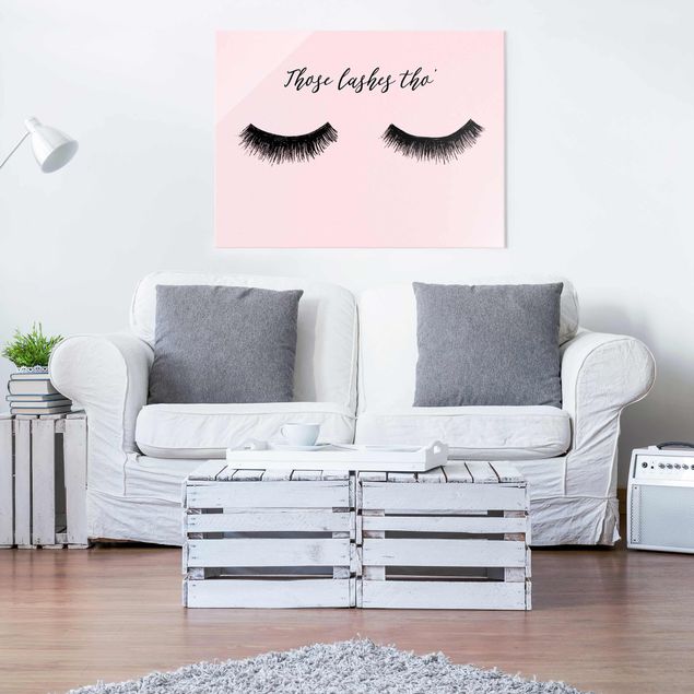 Quote wall art Eyelashes Chat - Lashes
