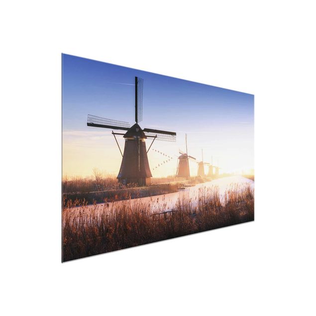 Skyline prints Windmills Of Kinderdijk