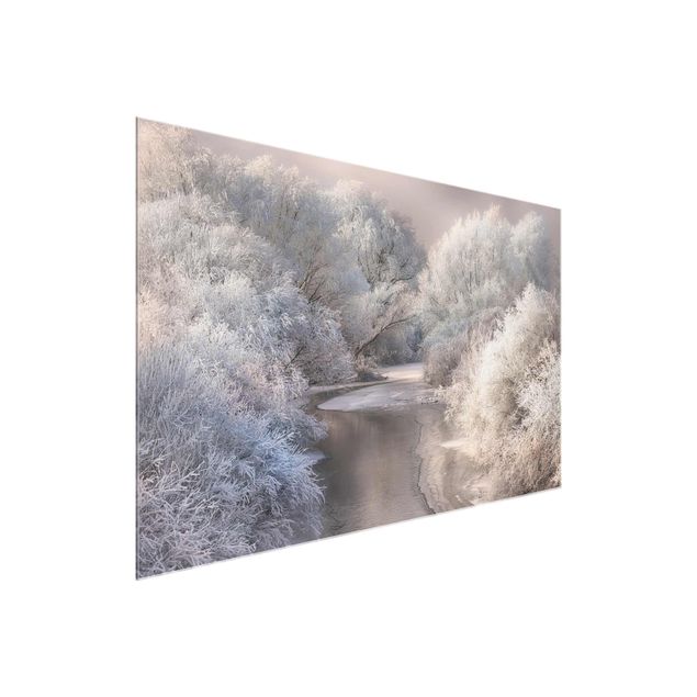 Glass prints landscape Winter Song