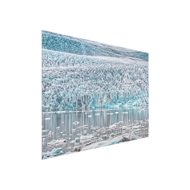 Prints modern Glacier On Iceland