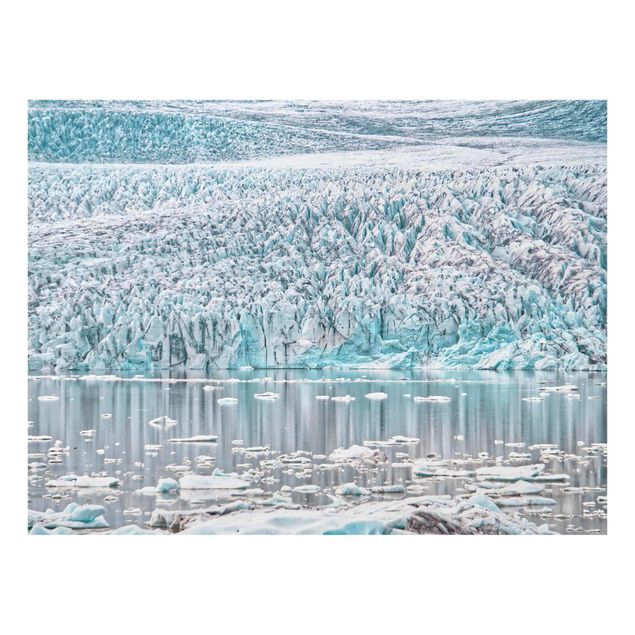 Nature art prints Glacier On Iceland