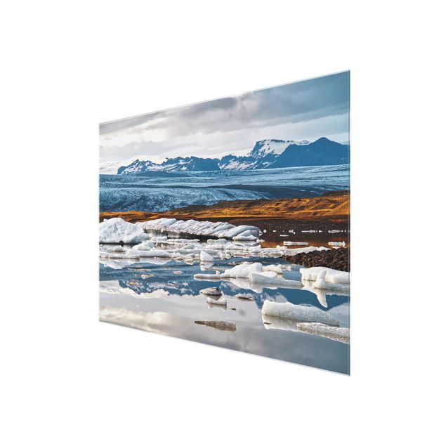 Modern art prints Glacier Lagoon