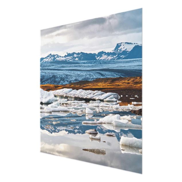 Modern art prints Glacier Lagoon