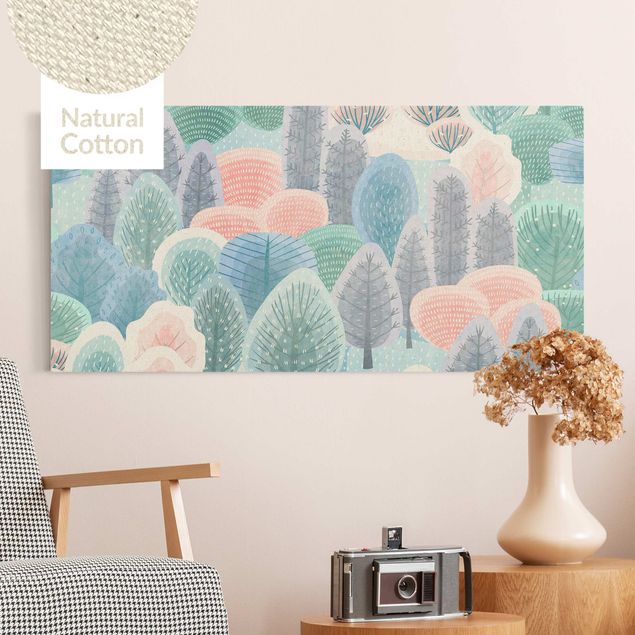 Nursery decoration Happy Forest In Pastel