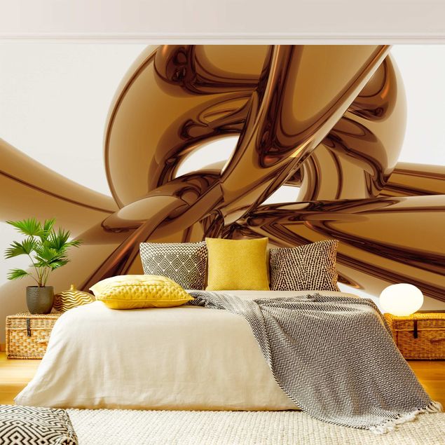 Peel and stick wallpaper Golden Brilliance