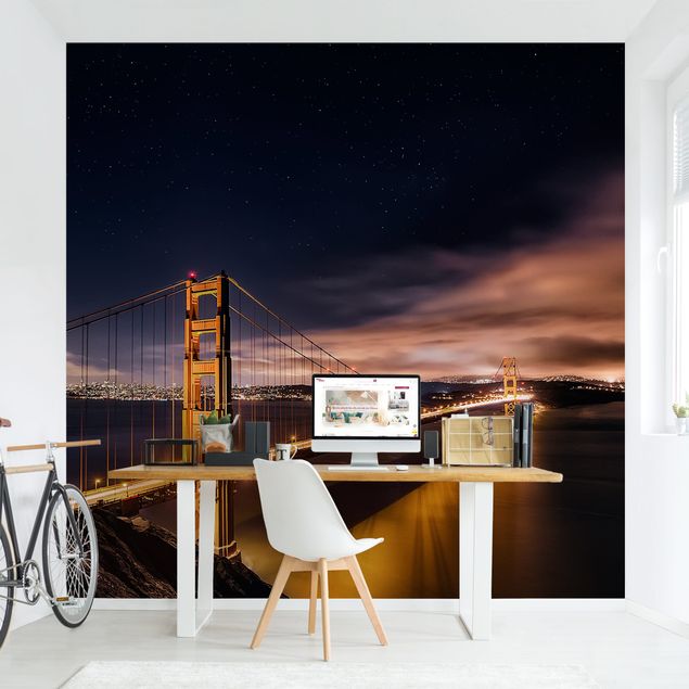 Wallpapers black Golden Gate To Stars