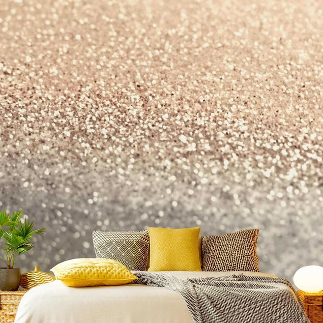 Modern wallpaper designs Golden Shimmering Landscape