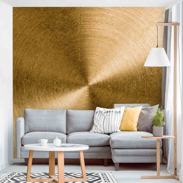 Wallpapers modern Golden Circle Brushed