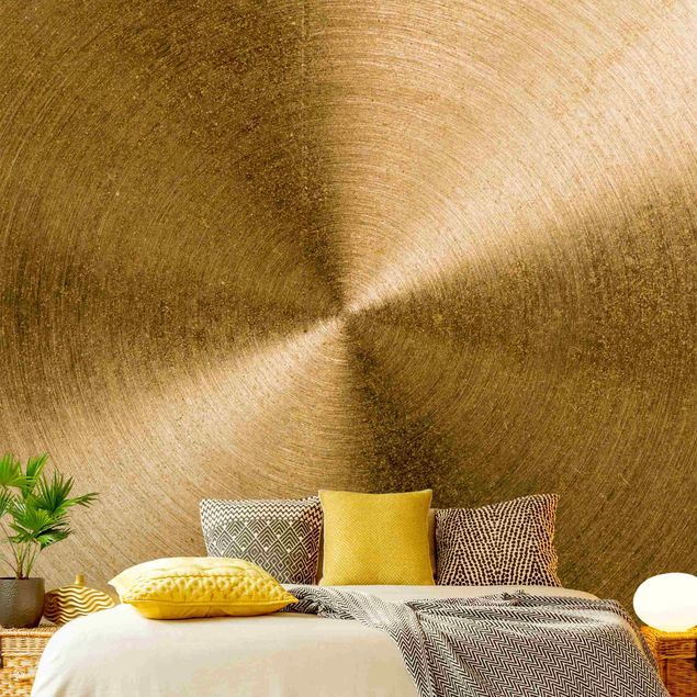 Wallpapers patterns Golden Circle Brushed