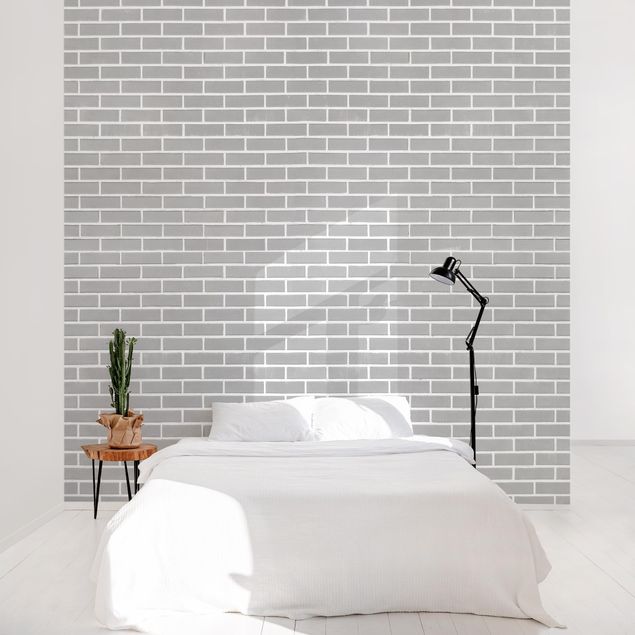 Wallpapers stone Gray Brick Wall