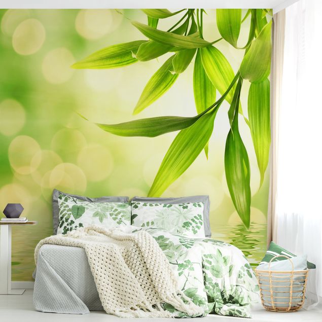 Wallpapers flower Green Ambiance I