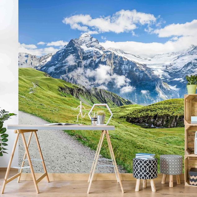 Wallpapers mountain Grindelwald Panorama