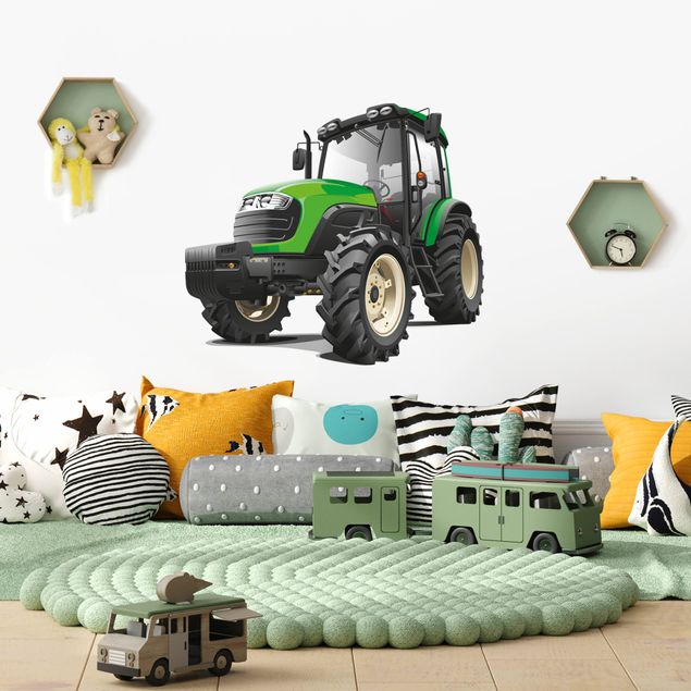 Wall stickers tractor Big green tractor