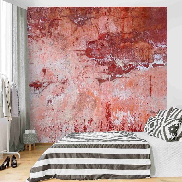 Wallpapers patterns Grunge Concrete Wall Red