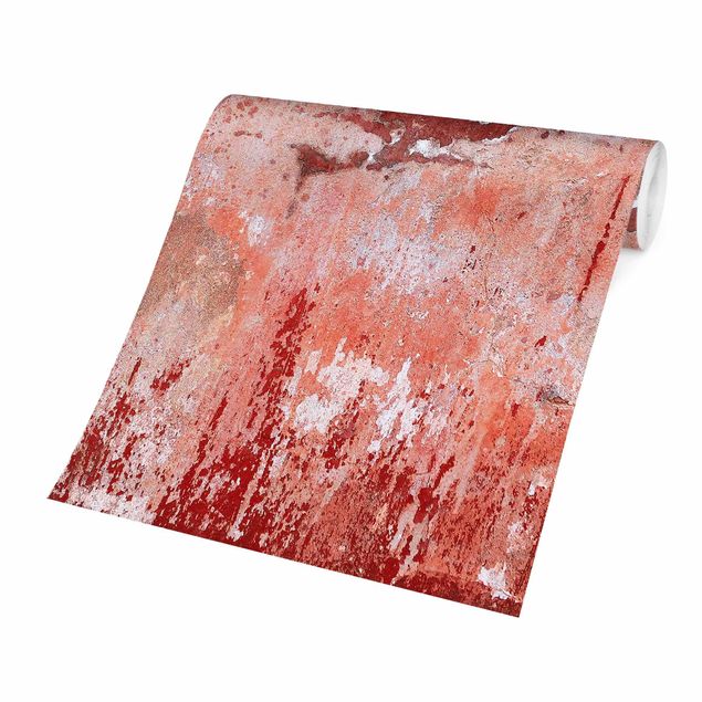 Wallpapers red Grunge Concrete Wall Red