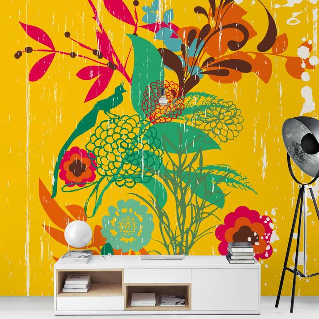 Modern wallpaper designs Grunge Garden