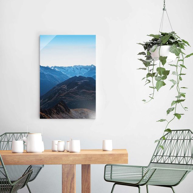 Landscape canvas prints Good Weather Up In The Mountains