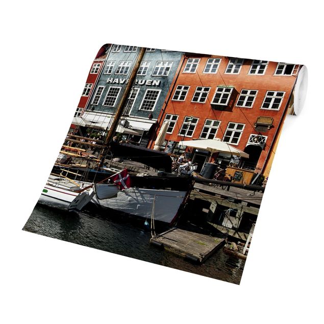 Peel and stick wallpaper Port In Copenhagen