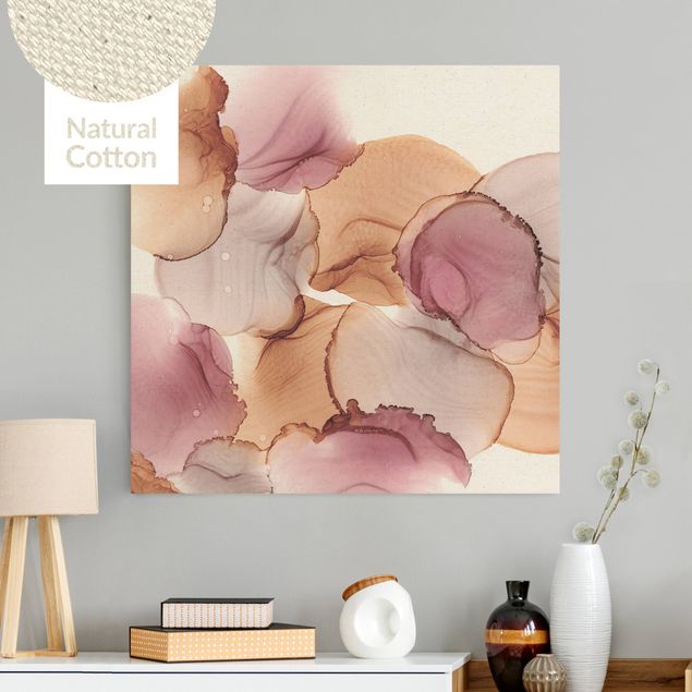 Contemporary art prints Autumn Vibes In Purple And Copper
