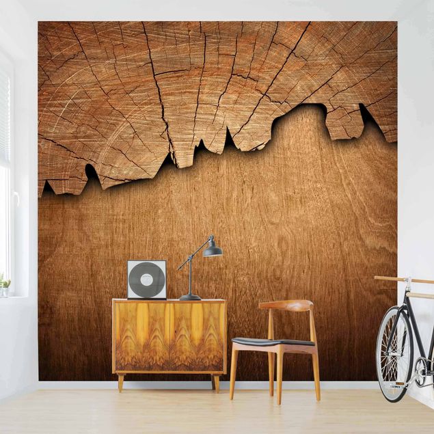 Modern wallpaper designs Wood Grain ll