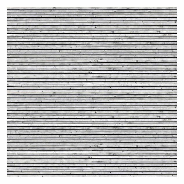 Self adhesive wallpapers Wooden Wall With Narrow Strips Black And White