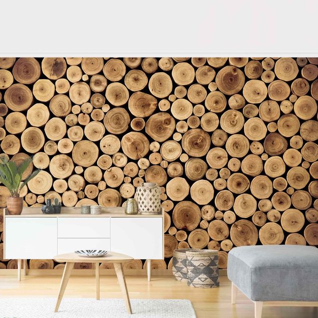 Contemporary wallpaper Homey Firewood