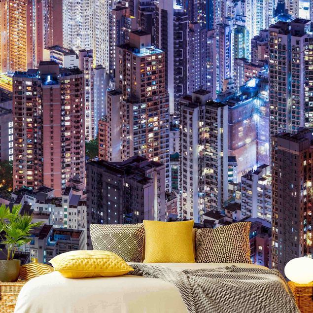 Wallpapers skylines Hong Kong Sea Of Lights