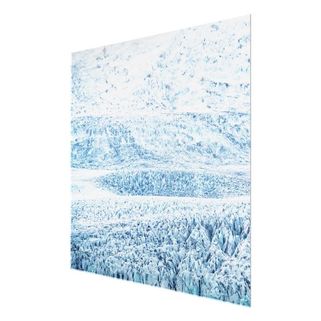 Prints blue Icelandic Glacier Pattern