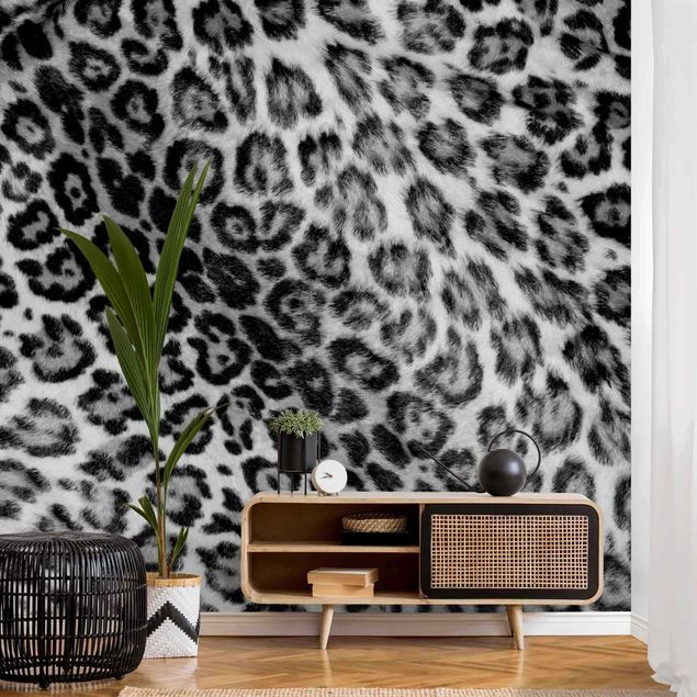Black and white aesthetic wallpaper Jaguar Skin Black And White