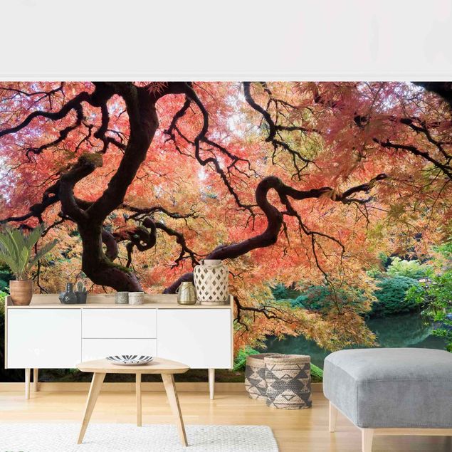Wallpapers forest Japanese Garden