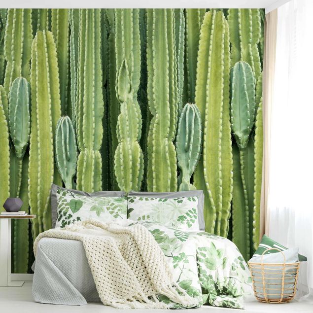 Floral wallpaper Cactus Wall