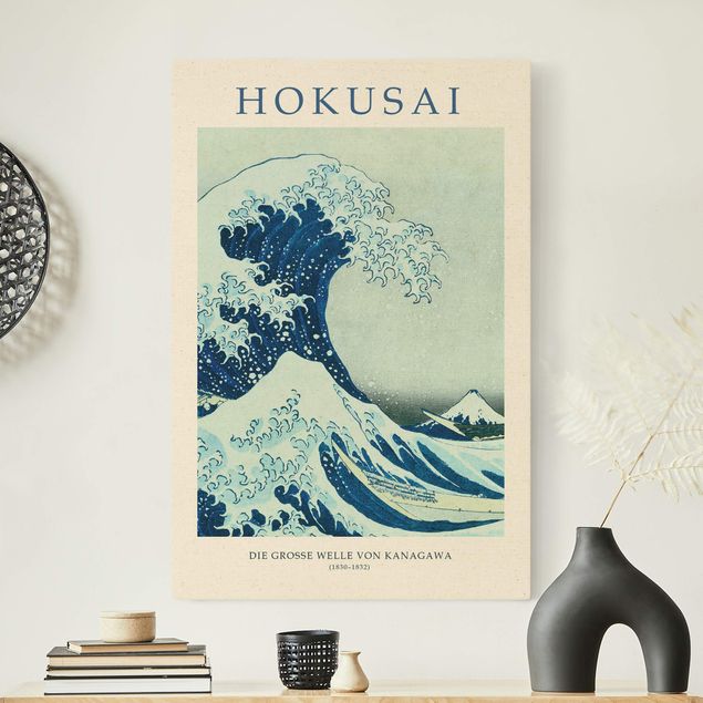 Art prints Katsushika Hokusai - The Big Wave Of Kanagawa - Museum Edition