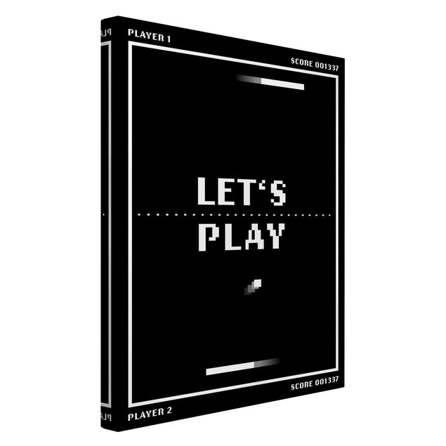 Prints black and white Classical Video Game In Black And White Let's Play