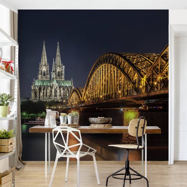 City skyline wallpaper Cologne Cathedral